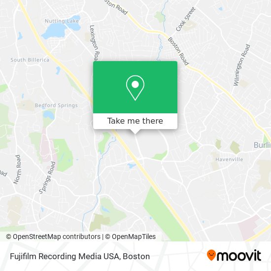 Mapa de Fujifilm Recording Media USA