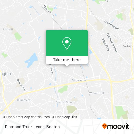 Diamond Truck Lease map