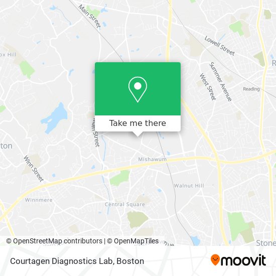 Courtagen Diagnostics Lab map