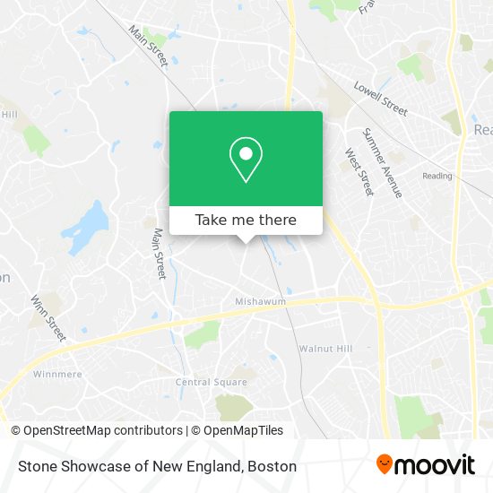 Mapa de Stone Showcase of New England