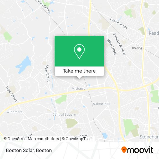 Boston Solar map