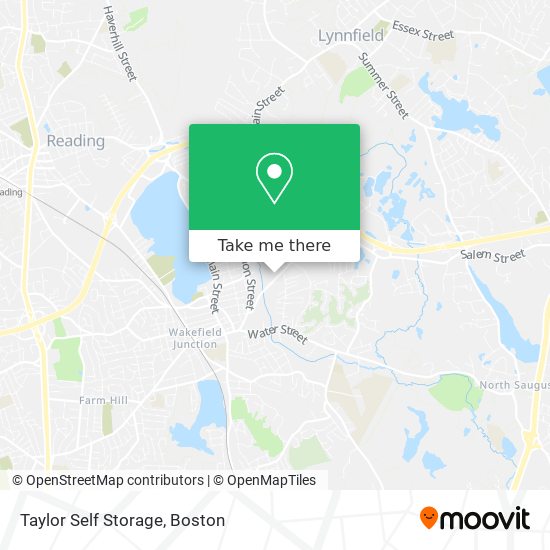 Taylor Self Storage map