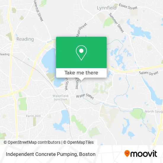 Independent Concrete Pumping map