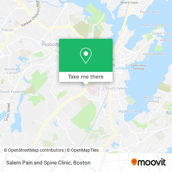 Salem Pain and Spine Clinic map