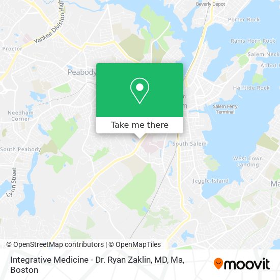 Integrative Medicine - Dr. Ryan Zaklin, MD, Ma map