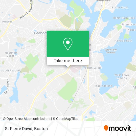 Mapa de St Pierre David