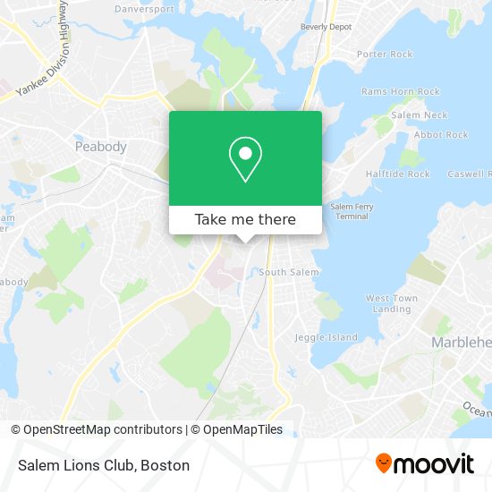 Salem Lions Club map