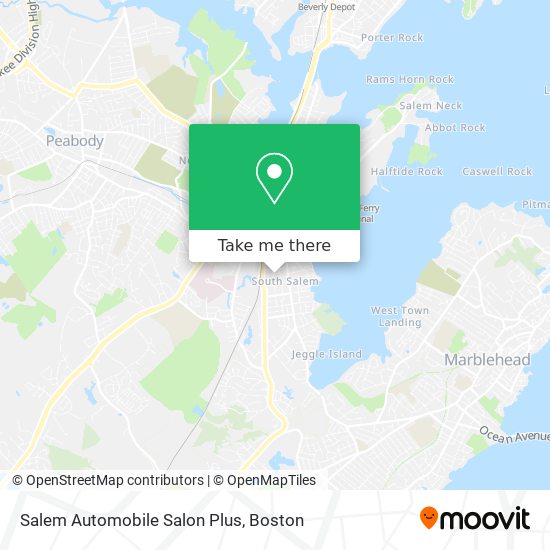 Mapa de Salem Automobile Salon Plus