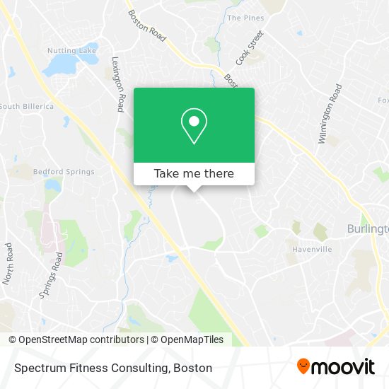 Spectrum Fitness Consulting map
