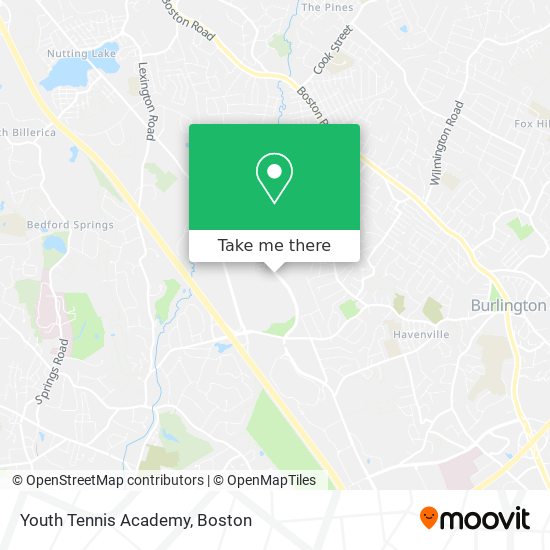Mapa de Youth Tennis Academy