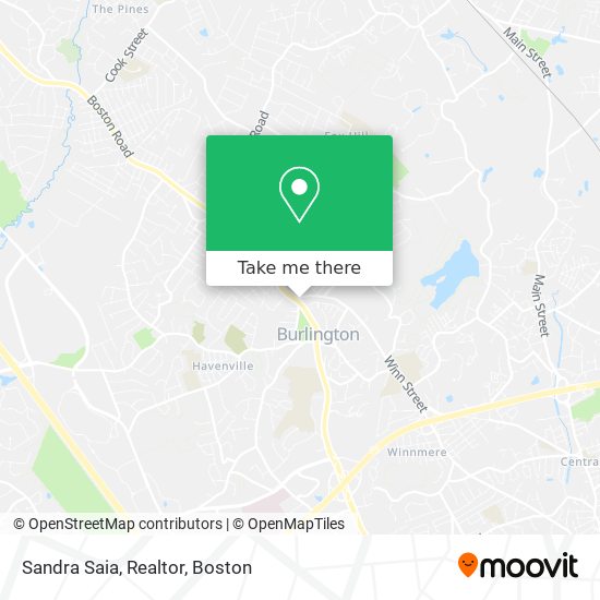 Sandra Saia, Realtor map