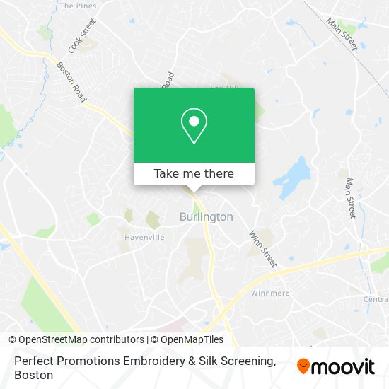 Perfect Promotions Embroidery & Silk Screening map