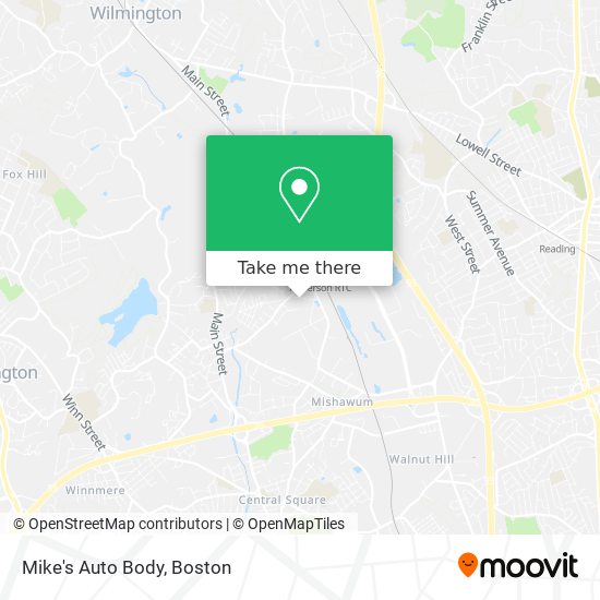 Mike's Auto Body map