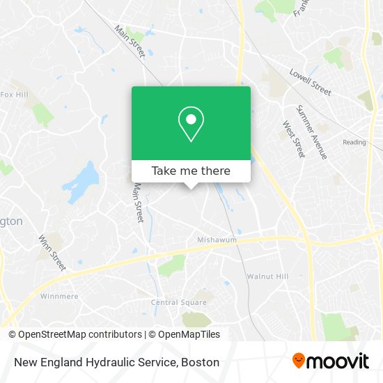 New England Hydraulic Service map