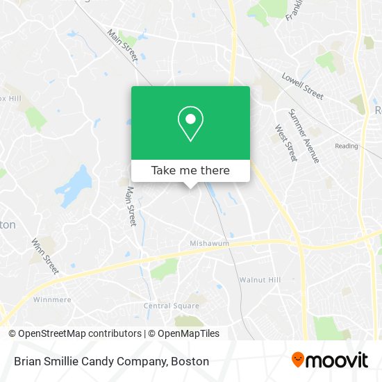 Brian Smillie Candy Company map