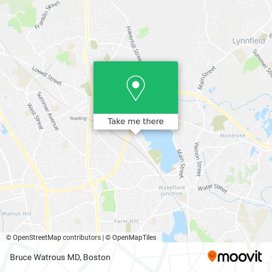 Bruce Watrous MD map