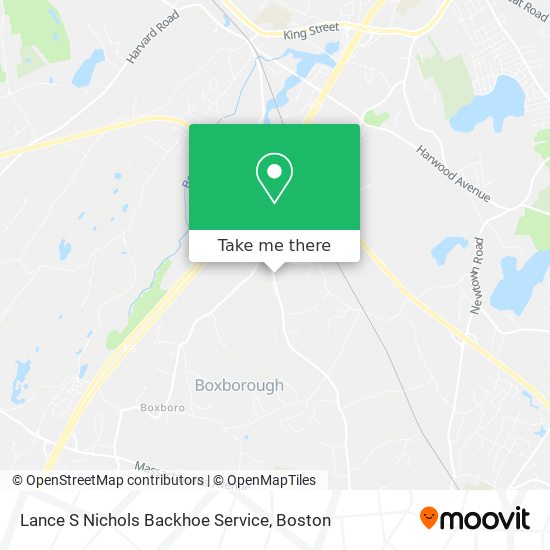 Lance S Nichols Backhoe Service map