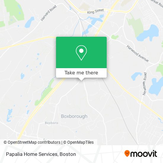 Papalia Home Services map
