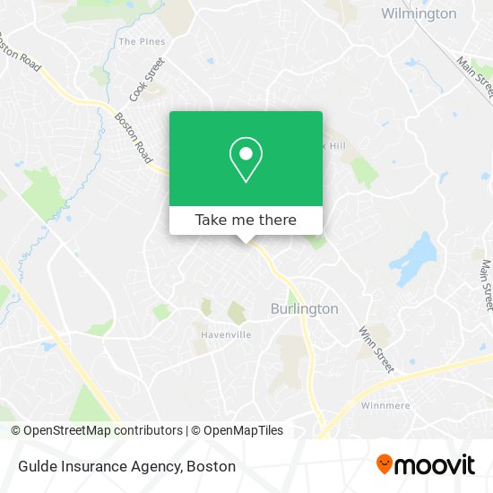 Mapa de Gulde Insurance Agency