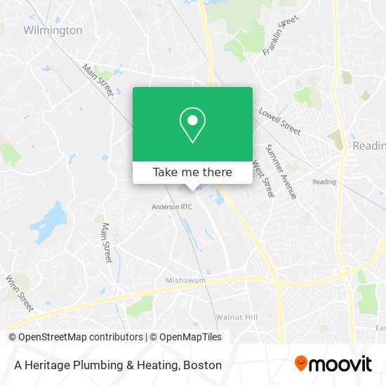 Mapa de A Heritage Plumbing & Heating