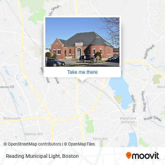 Mapa de Reading Municipal Light