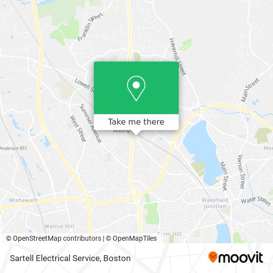 Sartell Electrical Service map