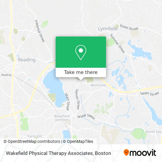 Wakefield Physical Therapy Associates map