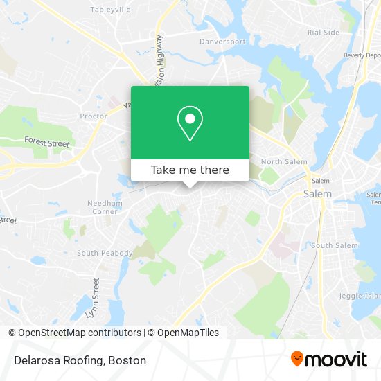 Delarosa Roofing map