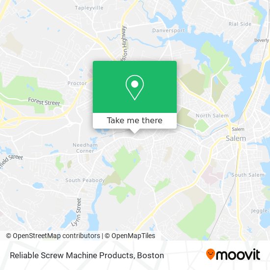 Mapa de Reliable Screw Machine Products