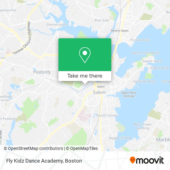 Mapa de Fly Kidz Dance Academy