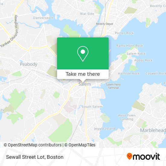 Mapa de Sewall Street Lot