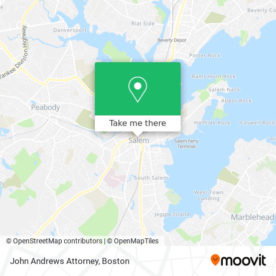 John Andrews Attorney map