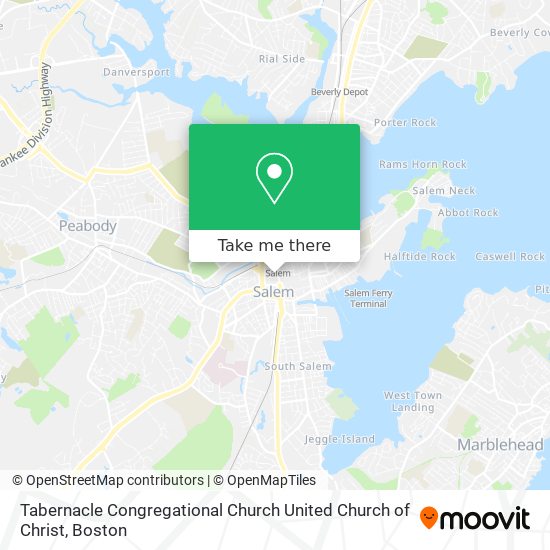 Mapa de Tabernacle Congregational Church United Church of Christ