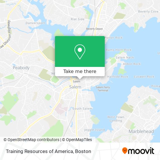 Mapa de Training Resources of America