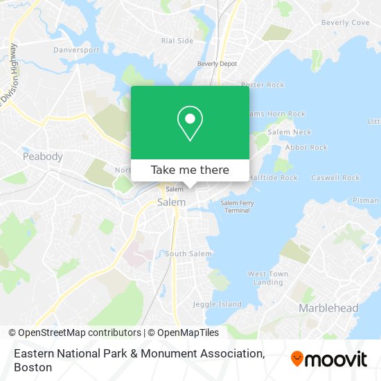 Eastern National Park & Monument Association map