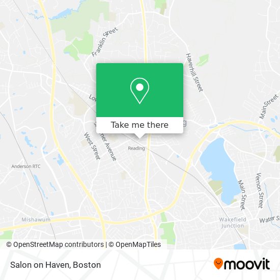 Salon on Haven map