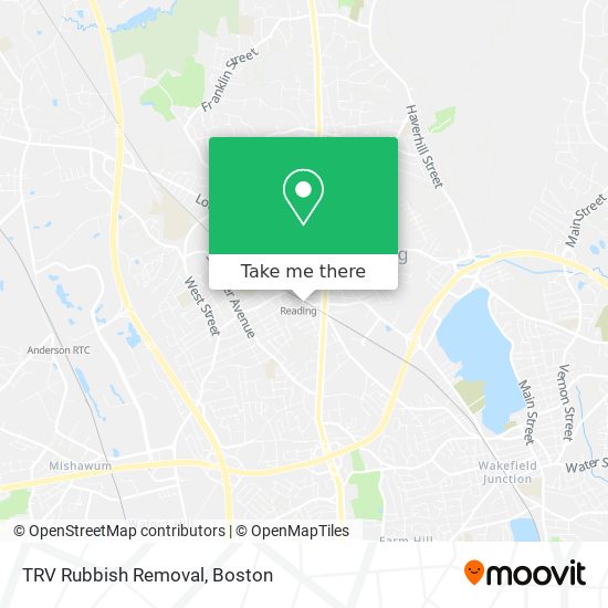 Mapa de TRV Rubbish Removal