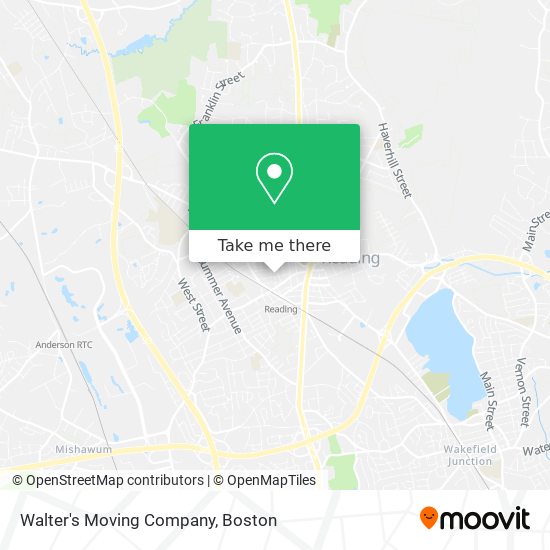 Mapa de Walter's Moving Company