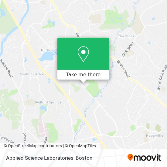 Mapa de Applied Science Laboratories