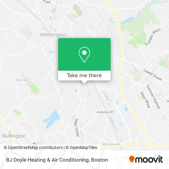 Mapa de BJ Doyle Heating & Air Conditioning