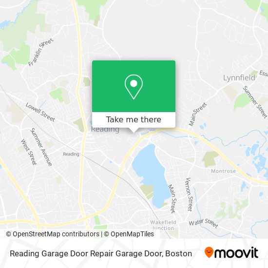 Mapa de Reading Garage Door Repair Garage Door