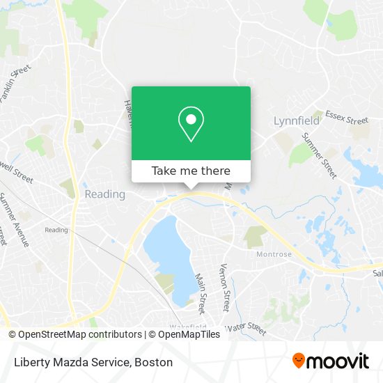 Liberty Mazda Service map