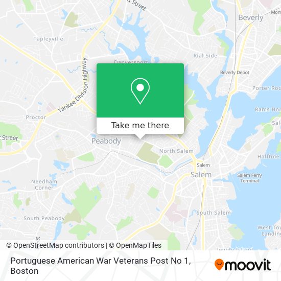 Mapa de Portuguese American War Veterans Post No 1