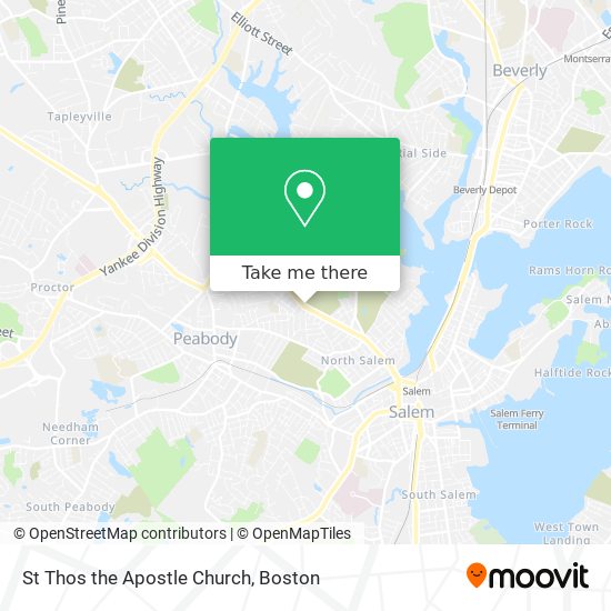 St Thos the Apostle Church map