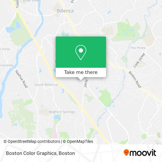 Mapa de Boston Color Graphics