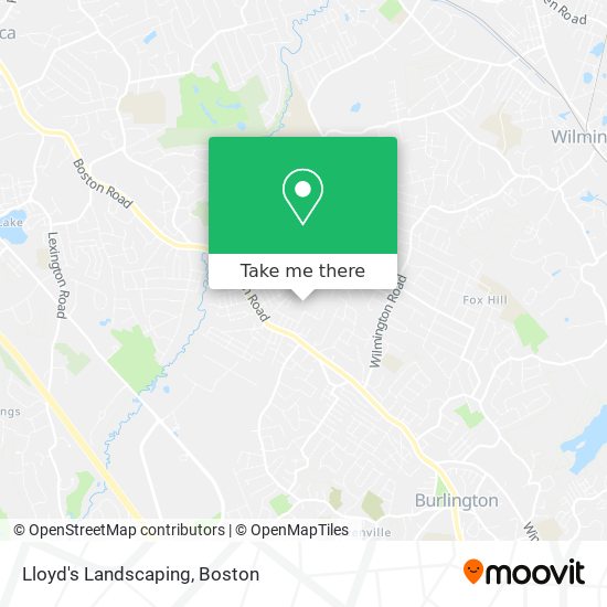 Lloyd's Landscaping map