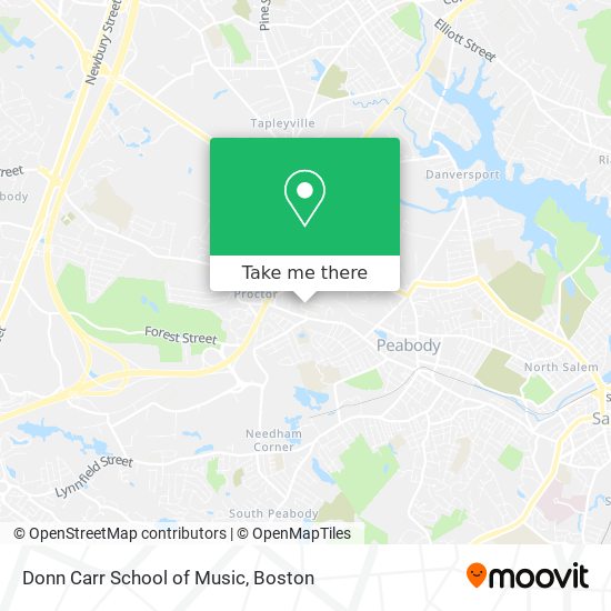Mapa de Donn Carr School of Music