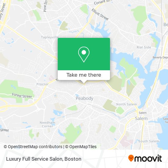 Mapa de Luxury Full Service Salon