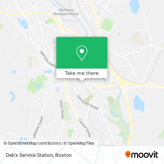 Deb's Service Station map