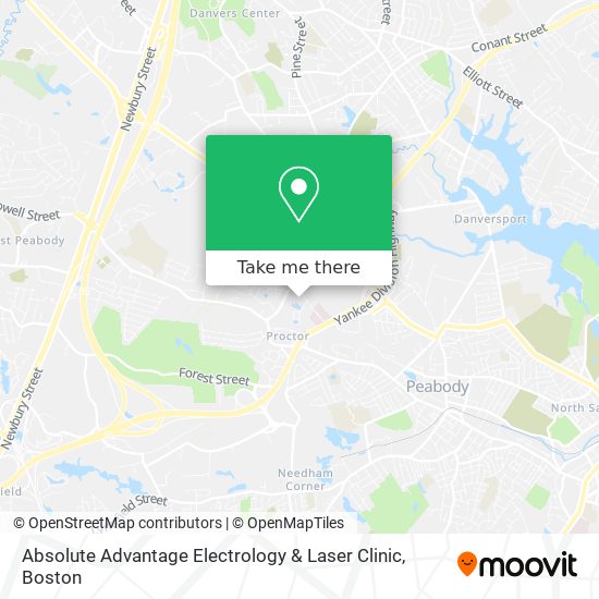 Mapa de Absolute Advantage Electrology & Laser Clinic